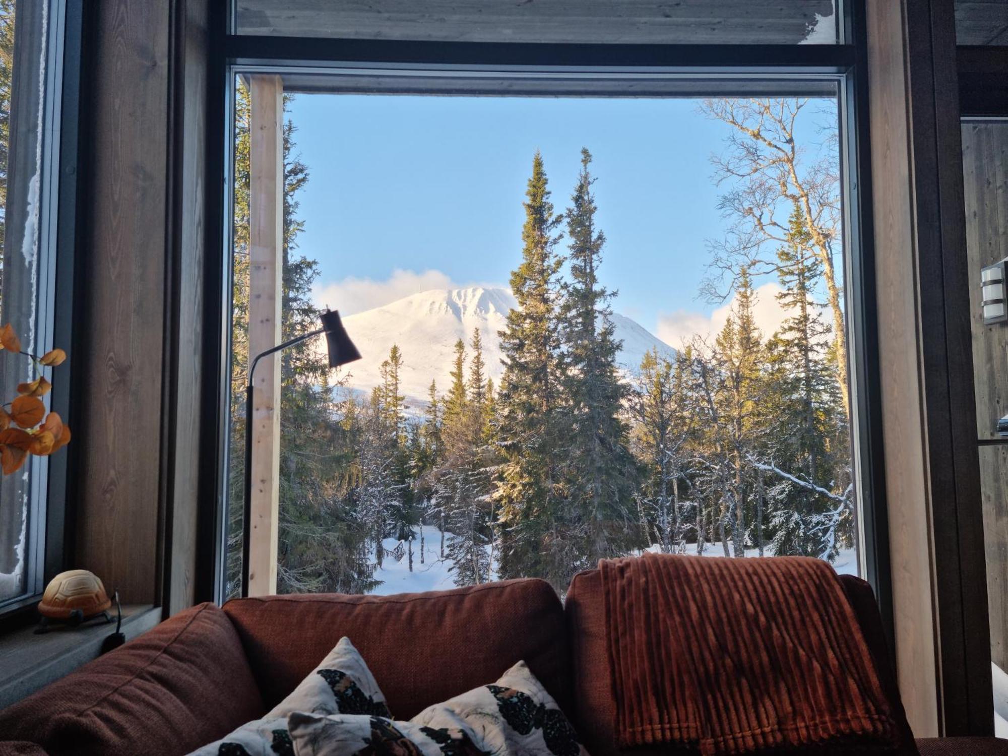 Ny Leilighet Med Flott Utsikt Til Gaustatoppen Rjukan Buitenkant foto