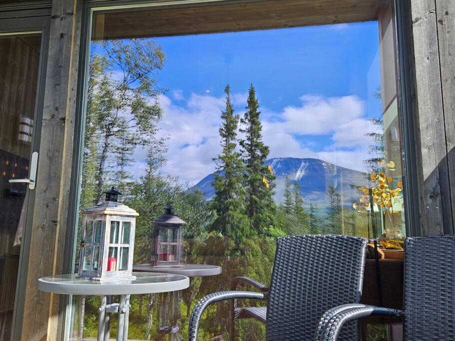 Ny Leilighet Med Flott Utsikt Til Gaustatoppen Rjukan Buitenkant foto