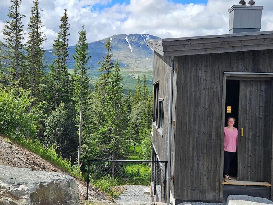 Ny Leilighet Med Flott Utsikt Til Gaustatoppen Rjukan Buitenkant foto